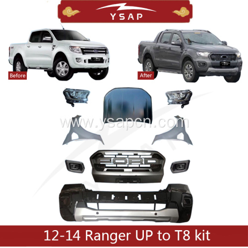 12-14 Ranger facelift to T8 body kit